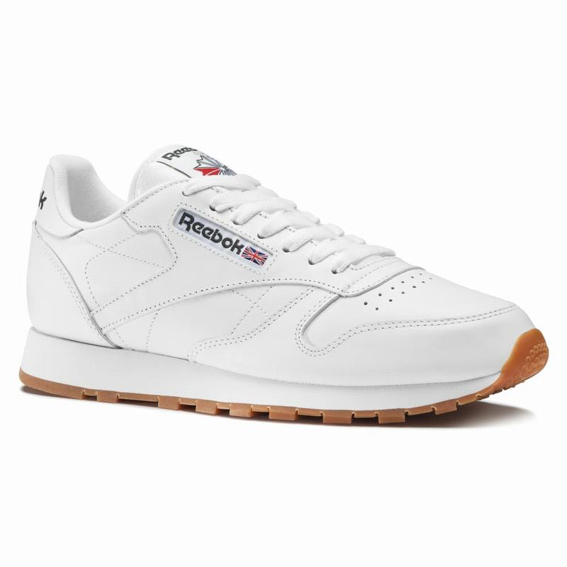 Tenisi Reebok Classic Leather Barbati Albi Romania OE8315CK